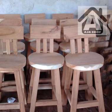 Bar stool - kursi bar - kursi bar kayu -