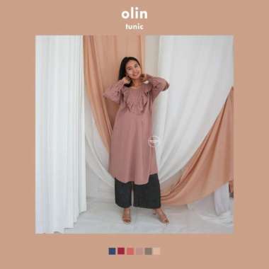 MAMAHAMIL Baju Hamil Menyusui Muslim Jumbo OLIN Dress - DRO 1015 Cokelat
