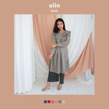 MAMAHAMIL Baju Hamil Menyusui Muslim Jumbo OLIN Dress - DRO 1015 Hijau
