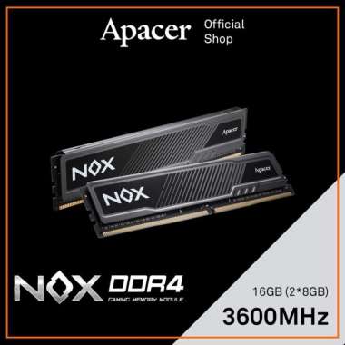 Apacer NOX DDR4 3600 Mhz Dual Channel 16GB (2X8GB) Gaming Memory