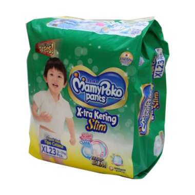 Promo Harga Mamy Poko Pants Xtra Kering Slim Tidak Gembung XL23 23 pcs - Blibli
