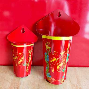 Tempat dupa hio naga kaleng tembok tempel thikong hiolo besar