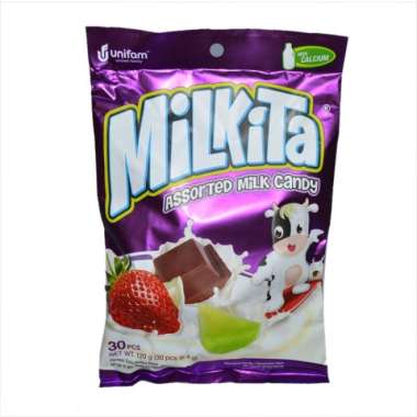 Milkita Permen Assorted Milk 120Gr