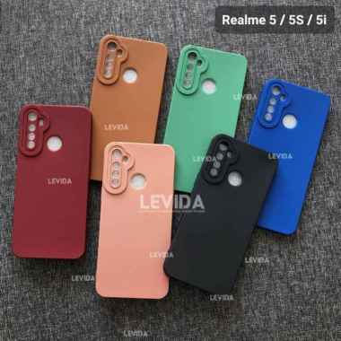 Realme 5 Realme 5I Realme 5S Case Macaron Pro Kamera Pink tua