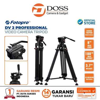 Tripod video proffesional Fotopro DV 2