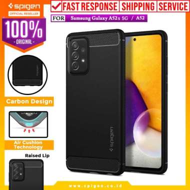 Original Case Samsung Galaxy A52 / A52s 5G Spigen Rugged Armor Anti Crack Casing A52
