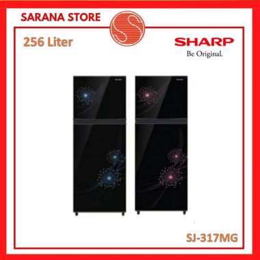 Sharp Kulkas 2 Pintu SJ-317MG-DB/DP SJ 317MG /SJ317MG