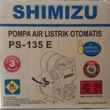 Shimizu Pompa 125W Pompa Air Listrik Otomatis Shimizu PS 135E 125 Watt
