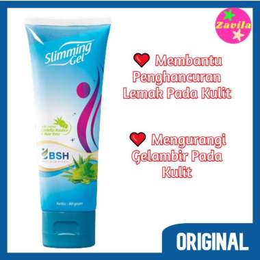 Gel Pelangsing Badan Perut Paha Betis Lengan Hot Krim Body Slim Herbal BSH Slimming