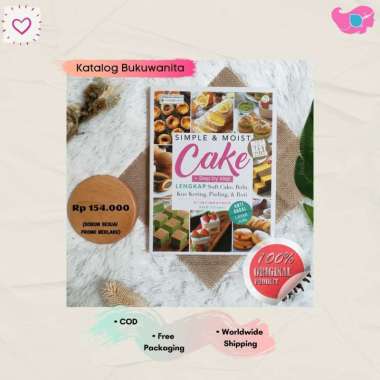 Buku Simple and Moist Cake Resep Kue Tintin Rayner