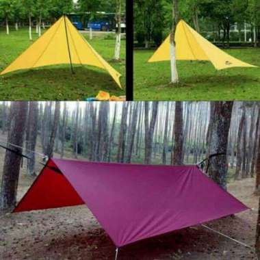 FLYSHEET 2X3 BAHAN PARASUT TAHAN AIR AWET WP TT190 UREX - Multicolor