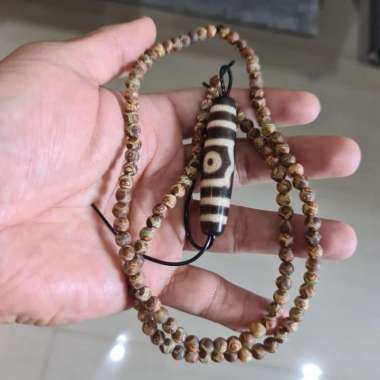 DZI MATA3+ KALUNG AGATE ETNIC TIBET