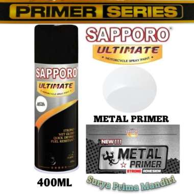 METAL PRIMER SAPPORO ULTIMATE 400ml, Cat Semprot, Pylox, Pilok