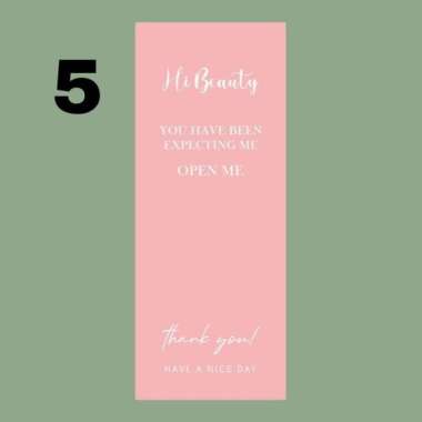 Stiker Jumbo Thank You Sticker Box Stiker Tq Stiker Label 15cm 5 hibeauty pink