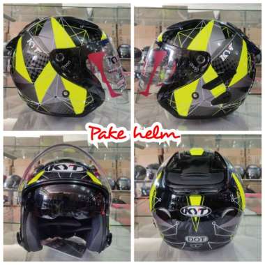 Jual Helm Kyt Half Face Kuning Kyt 