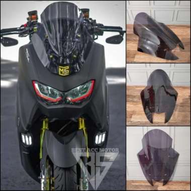WINDSHIELD MODEL TDR NEW NMAX 2020 2021 VISOR NMAX 2020 2021 MODEL TDR SMOKE Warna
