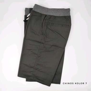 CHINOS CELANA PENDEK KOLOR*// celana pendek kolor chinos XXXL Hitam