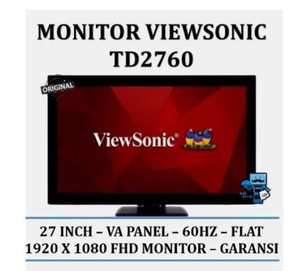 Monitor ViewSonic TD2760 27 Inci Touchscreen