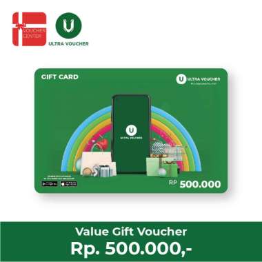 New (UVGC No Pin) Ultra Voucher Gift Card Rp. 500.000