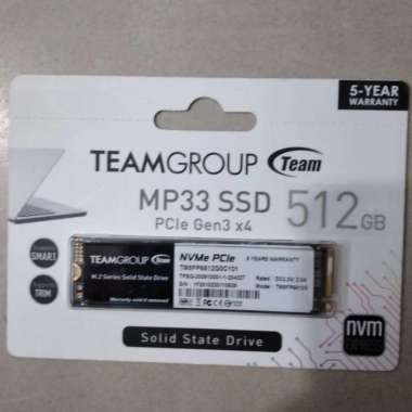 SSD TEAM NVME MP33 M2 512GB / TEAM M2 SSD 2280 MP33 NVME