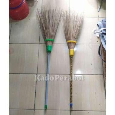 sapu lidi gagang kayu warna - sapu lidi super - sapu lidi jalan
