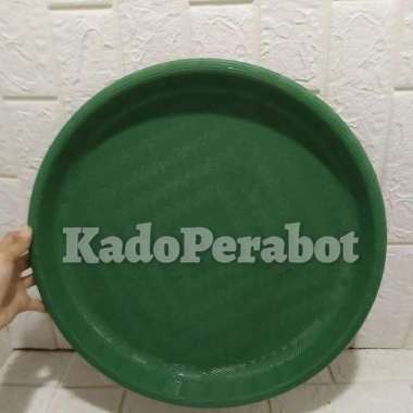 tampah plastik kecil - wadah bulat jemur plastik- tampah beras plastik Hijau