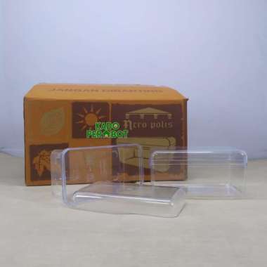 toples kue kering - toples mika persegi panjang - toples mika 12pcs