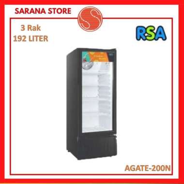 Showcase RSA 3 Rak 192 Liter Display Cooler AGATE-200N AGATE200