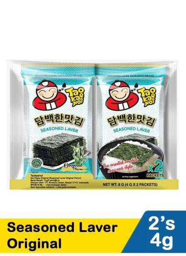 TAO KAE NOI SEASONED LAVER SPICY 2X4GR