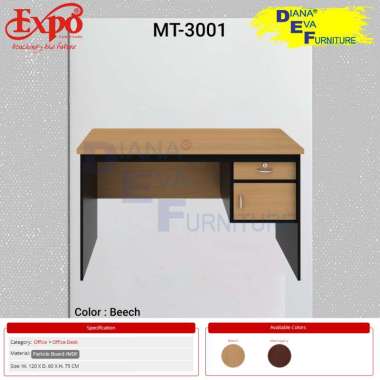 Meja Kantor / Meja Tulis MT-3001 Expo Furniture