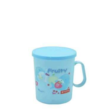 Gelas/Mug Plastik Tutup, Lion Star-Kiwi Mug, 350 ml.