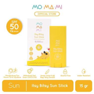 Momami Itsy Bitsy Sun Stick 15gr - Stik Tabir Surya