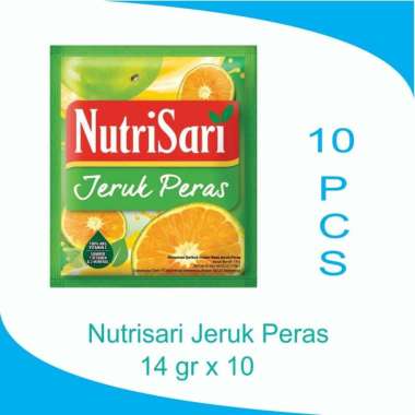 Nutrisari Jeruk Peras (Jupe) 14 gr renteng isi 10