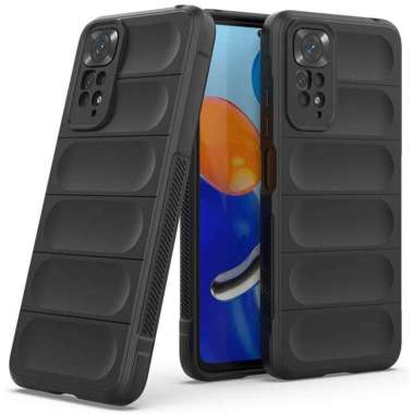 Armor Bump TPU Case Xiaomi RedMi Note 11 - 11S - Casing Black Black