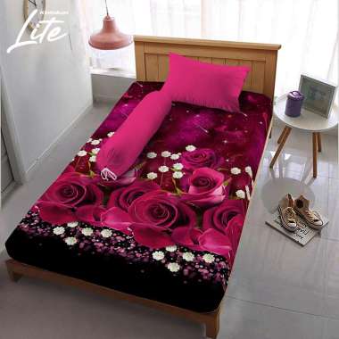 Kintakun Sprei Single 120 x 200 New Lite Edition T20 New Motif Rosabella