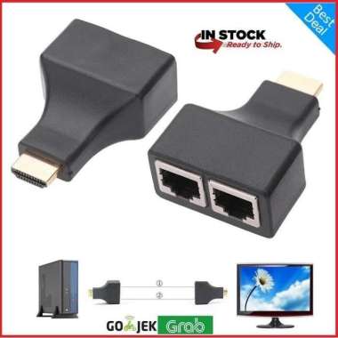 HDMI EXTENDER 30M - 30 METER OVER DUAL KABEL LAN RJ45