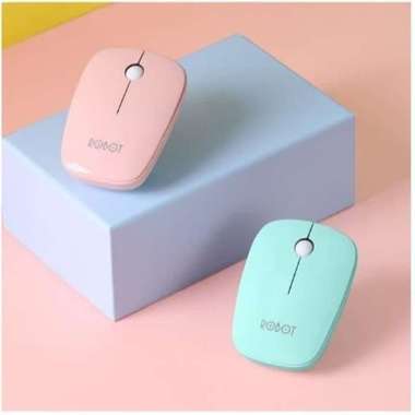 ROBOT M220 2.4G Wireless Optical Mouse Hitam