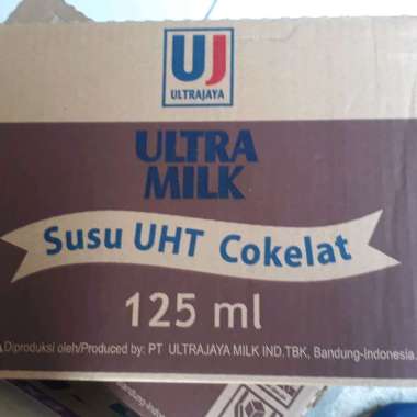 Susu Ultra 125 ml HARGA 1 dus ( 40 pcs ) STRAWBERI
