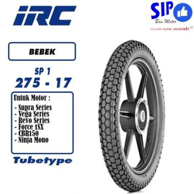 Ban IRC SP1 275 17 UNIVERSAL motor bebek tubetype bukan tubeless