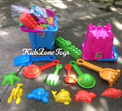Mainan Anak Cetakan Pasir Ember Istana Pasir - Model Castil Big