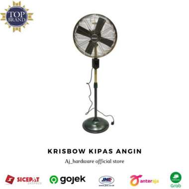 Krisbow Kipas Angin Lantai Vintage Pedestal 40 Cm