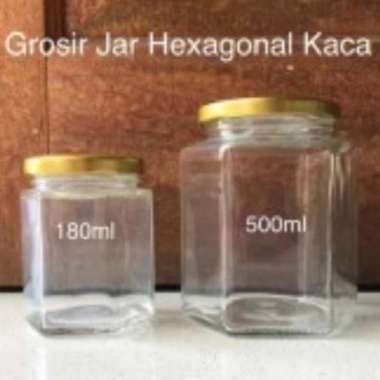 Toples Hexagonal 100ml,180ml,500ml,700ml(6pcs) - 100ml