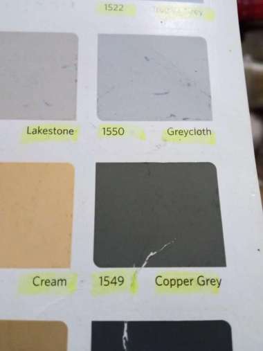 Cat Tembok 1549 Cooper Grey Qluc Abu Tua 4.5 kg Interior Dinding Rumah