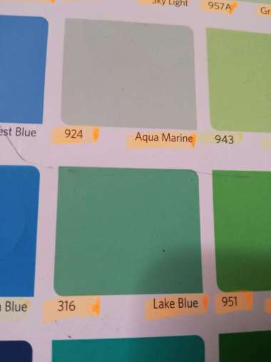 Cat Tembok 316 Lake Blue Hijau Vinilex 5 kg Interior Dinding Rumah