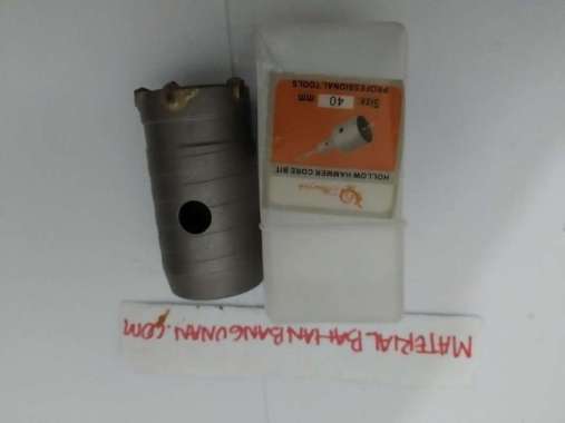 Hollow Hammer Core Bit 40 mm Mata Pembolong Beton Tembok Dinding