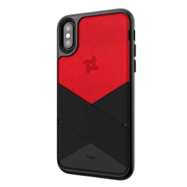 Promo Kajsa Ninja Collection - Dual Pocket Back Case for iPhone X Merah