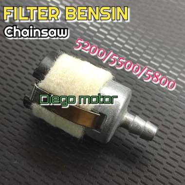 5200 5500 5800 Filter Saringan Bensin Mesin Chainsaw Senso Mini
