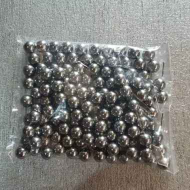 Steel Ball Ketapel 1/4 inch 6,3mm Bola Besi Baja Bulat Gotri 6,3 mm