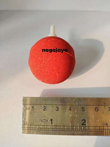 Batu gelembung udara batu airstone batu aerator bakso medium warna airstone bakso bola diameter 4 cm