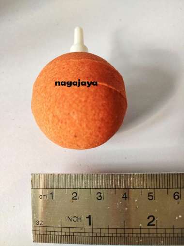 Batu gelembung udara batu airstone batu aerator bakso medium warna airstone bakso bola diameter 4 cm